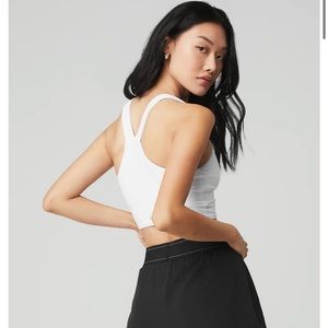 White ALO Bra Tank